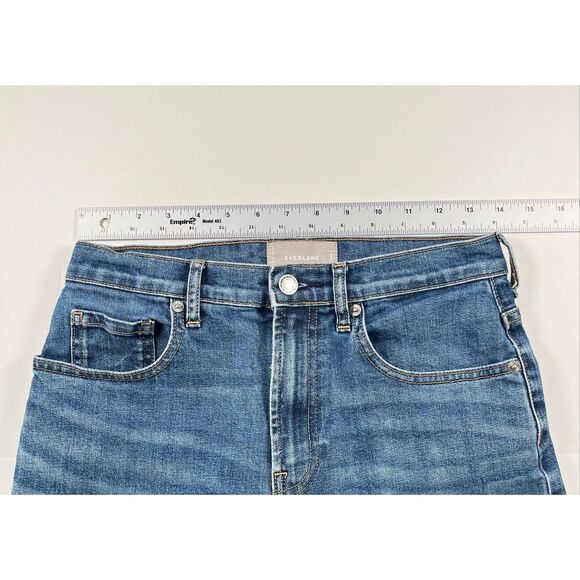 Everlane High Waist Straight Jeans Women’s Blue Denim Size 27 Reg Minimalist EUC - Picture 6 of 9